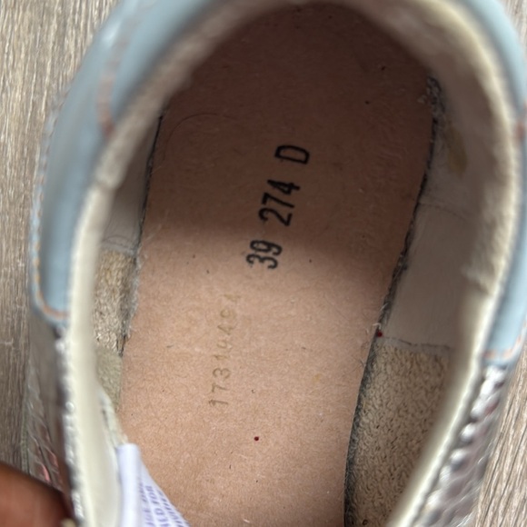 GOLDEN GOOSE Superstar Metallic Mock-Croc Sneakers 39 - Picture 8 of 9